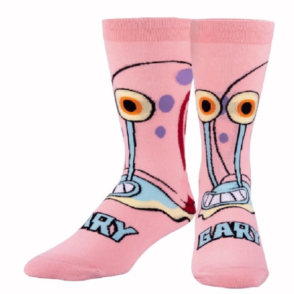 Gary The Snail Athletic Crew Socks - NEW Fast Ship - Picture 1 of 2